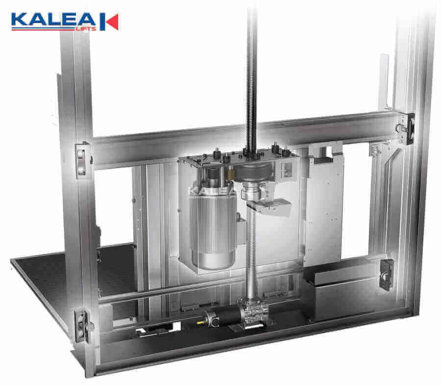 พามาดู 3 ข้อ โครงสร้างของลิฟท์ระบบสกรูกัน 22 kalea_screw-driven-motor