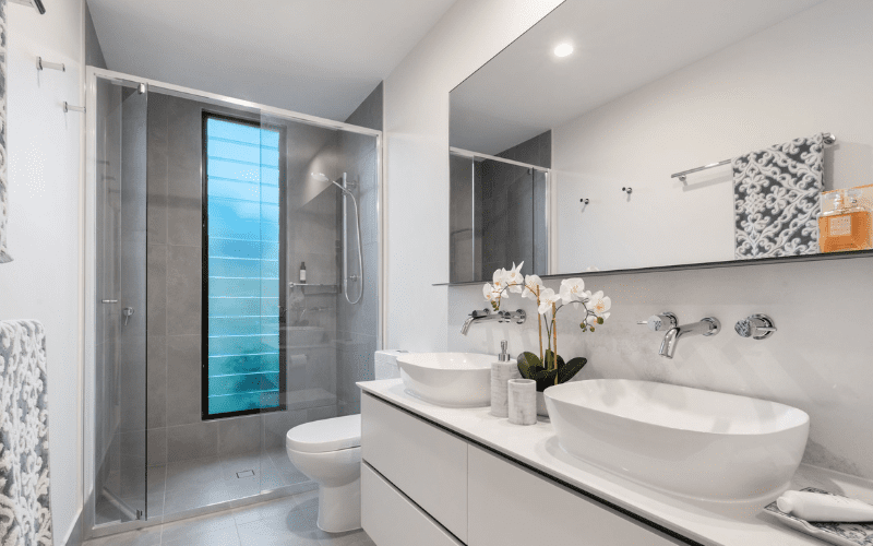 bathroom white sink