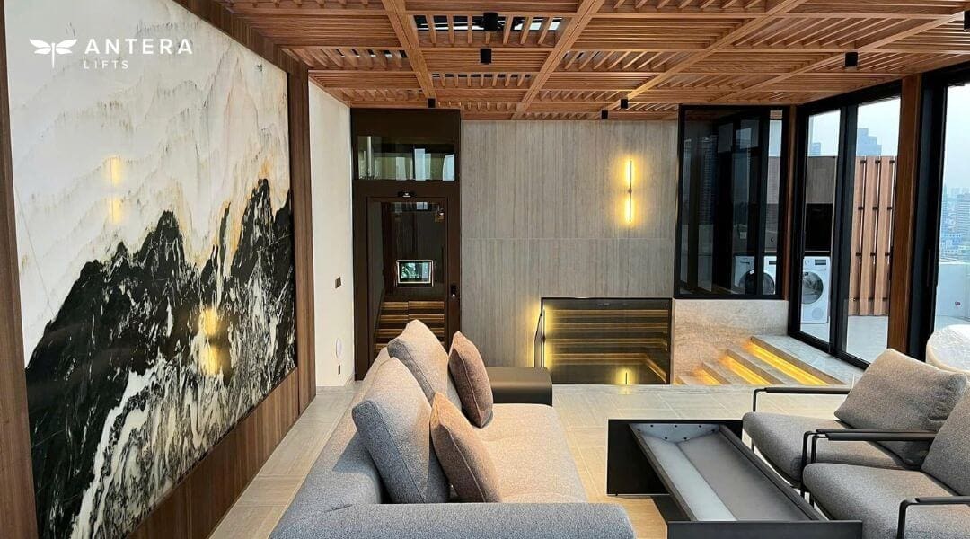 ANTERA Lift ลิฟท์ดีไซน์หรูสำหรับบ้านเล็ก