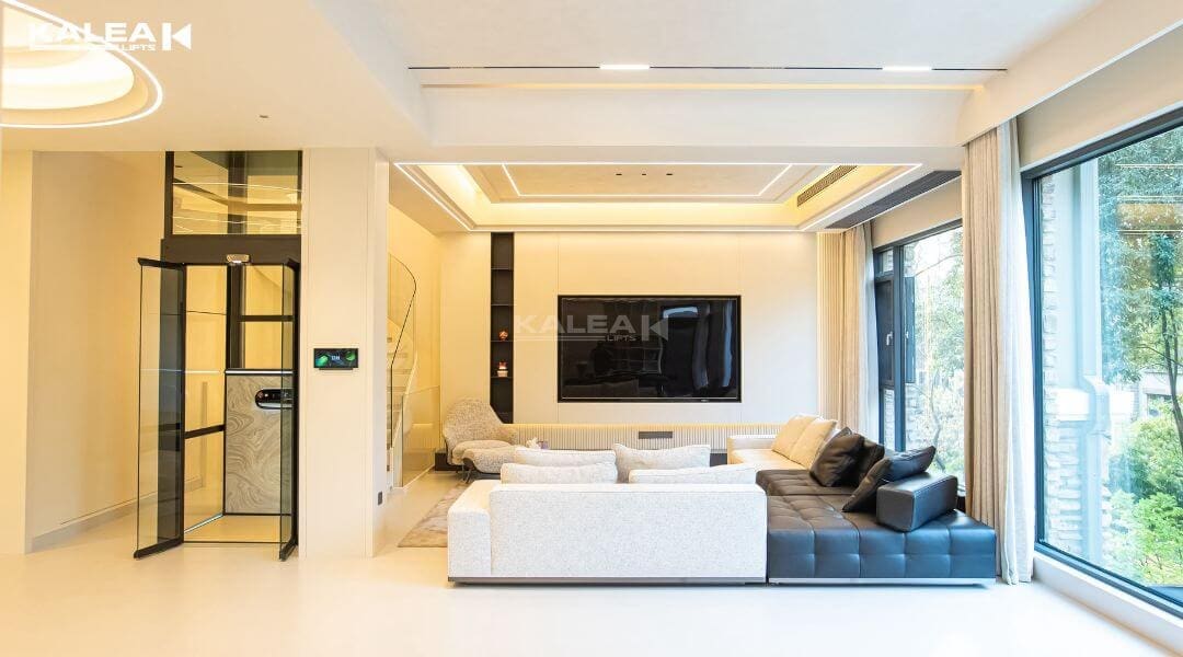 ลิฟท์ระบบสกรูของแบรนด์ KALEA Lift ติดตั้งที่บ้าน (Home Lift)